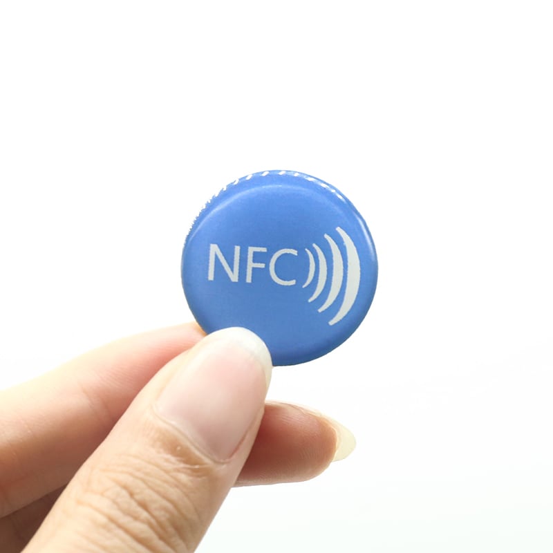 แท็กอีพ็อกซี่ NFC แท็ก RFID NFC รูปกลม PVC ทนน้ำ สวยงาม สำหรับใช้ในโซเชียลมีเดียและติดบนโทรศัพท์มือถือ