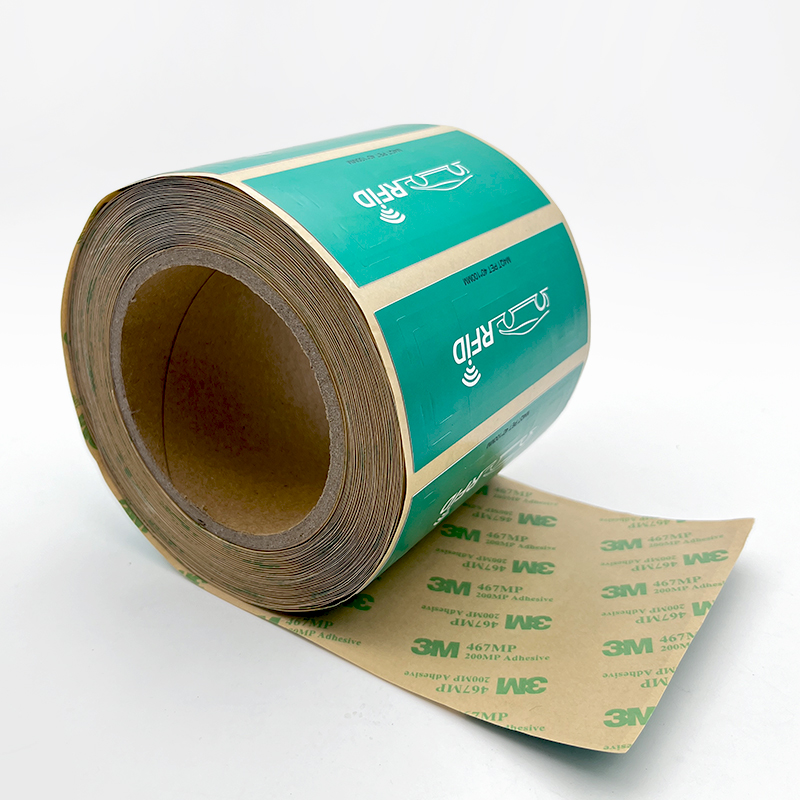 EPC Gen2 ISO18000-6C 860-960MHZ Double-sided Printed RFID Windscreen Sticker Monza4QT UHF Labels RFID Windshield Tag