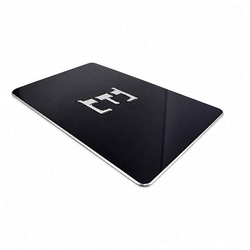 Prémium luxus érintésmentes RFID fémkártya, egyedi MIFARE DESFire fémkártyák hozzáférési kulcs és előfizetéses fizetés céljára