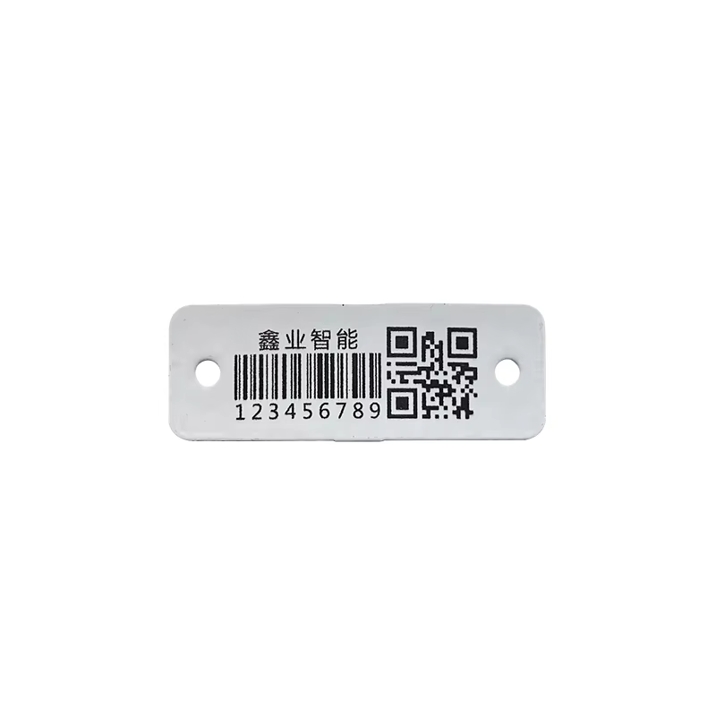 Enamel label high temperature resistant QR code metal label corrosion resistant gas cylinder management enamel label cylinder QR code factory