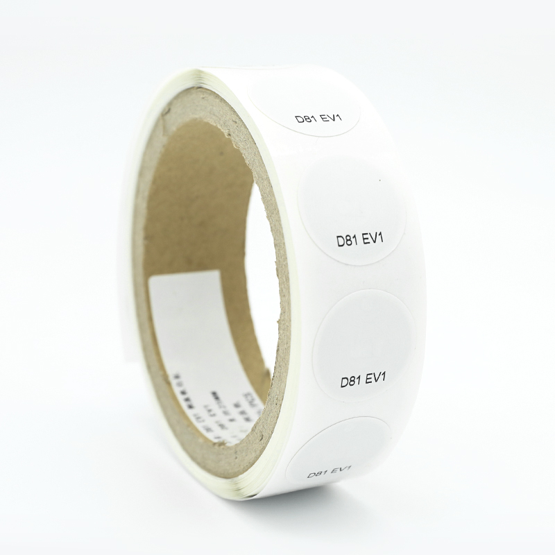 ملصق دائري بتقنية RFID بتردد 13.56 ميجا هرتز ISO14443A، علامة Desfire EV1 8k PVC المقاومة للماء بتقنية RFID