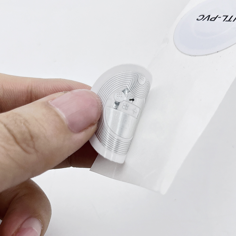 ISO 14443A HF RFID Circle Label Sticker 13.56MHz RFID White Tag with Chip MIFARE Ultralight EV1