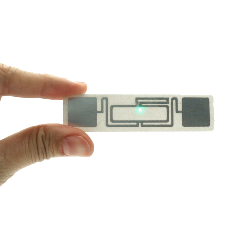 860-960MHZ UHF RFID címke LED fénnyel a könyvtári fájlkezeléshez