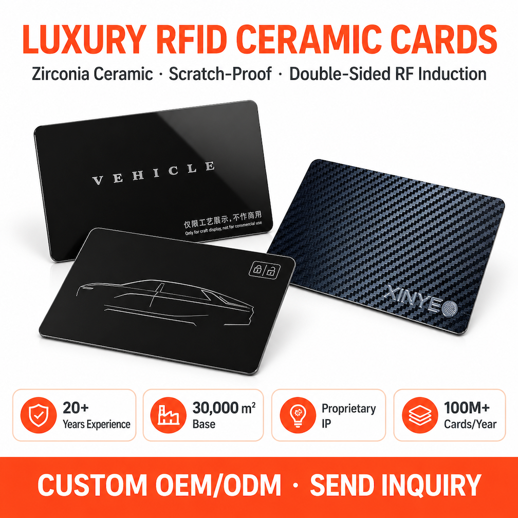 New RFID Ceramic Contact Card Combines Premium Craftsmanship with High-Performance Contactless Technology