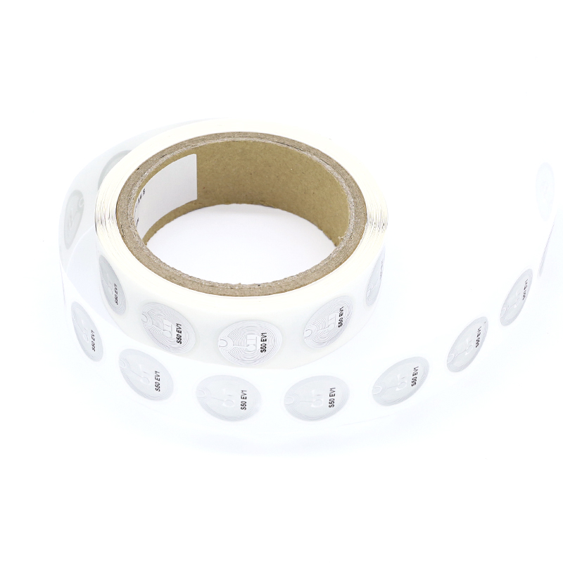Mifare classic 1 k S50 HF white rfid paper sticker 25mm