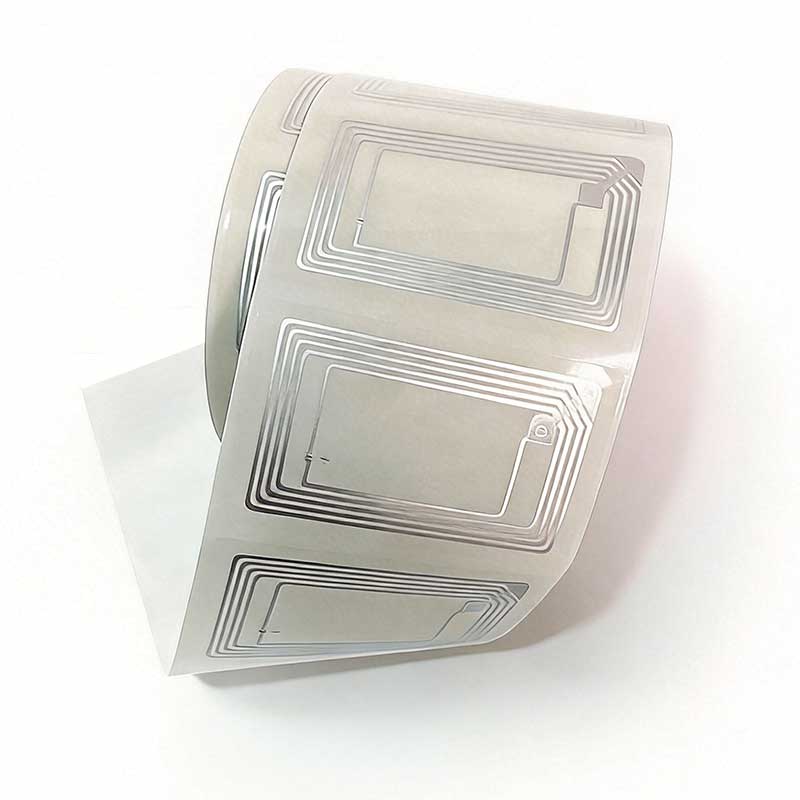45*76 MM na Antena ng RFID Inlay, Sukat ng Standard na Card na 85.5*54 mm, ICODE SLIX 2 na Sticker ng RFID, Pasadya