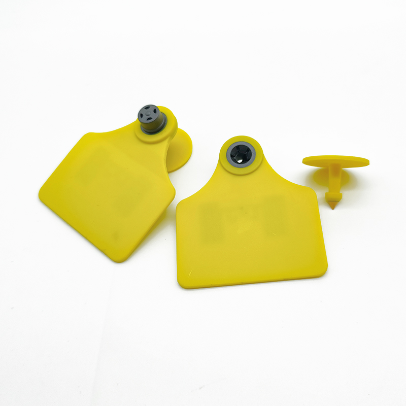 Etiqueta auricular RFID para animais Protocolo ISO18000-6c Etiqueta auricular UHF para gerenciamento de gado