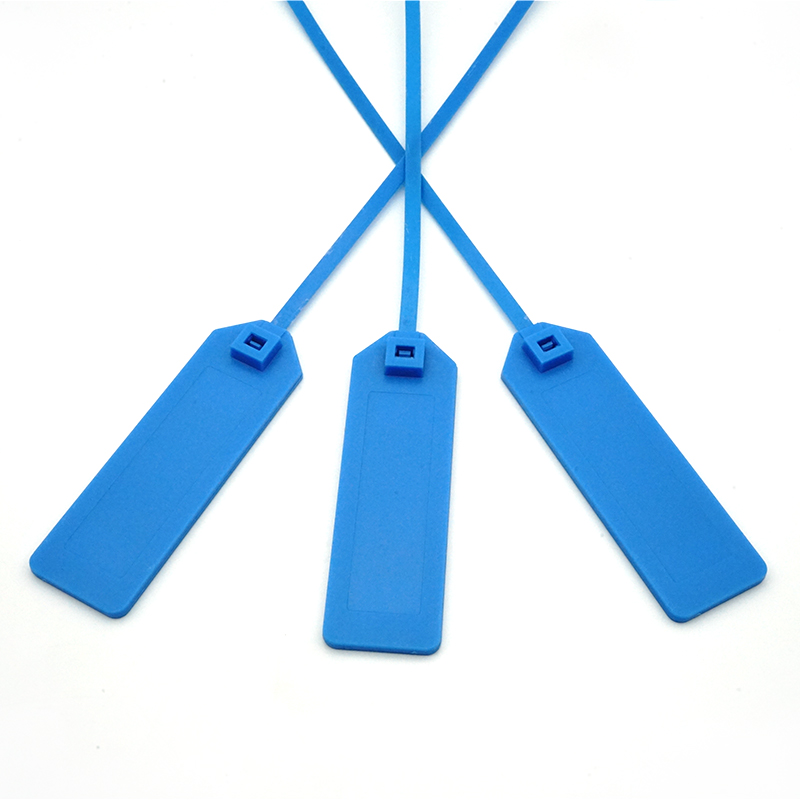 علامة كابل UHF RFID 860-960MHz ذات ختم واحد لإدارة التتبع
