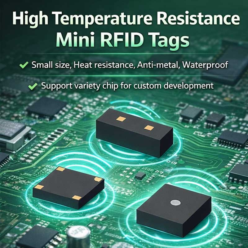 Промишлени ултраминиатюрни RFID етикети: приложения при високи температури и върху метални повърхности