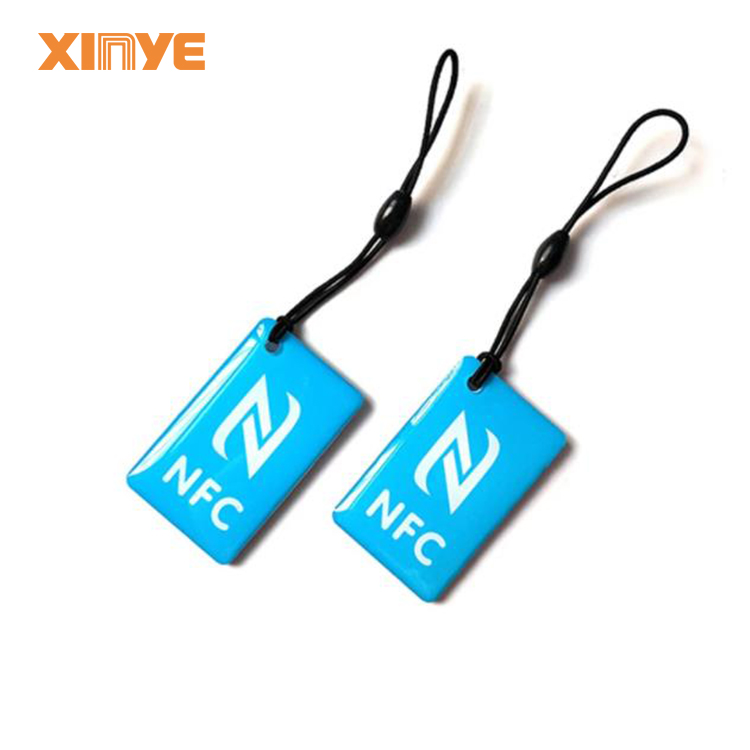 Durable Rfid Keyfobs Supplier Epoxy Resin NFC Keychains Tag Ntag213 215 216 Smart Chip RFID Key Fobs