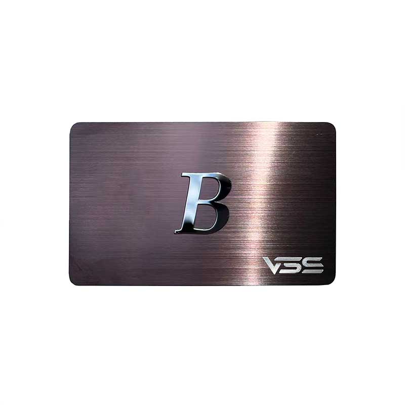 شركة مصنعة لبطاقات RFID من نوع MIFARE Classic S50 سعة 1 كيلوبايت، بطاقات معدنية قابلة للتخصيص حسب الطلب (OEM)