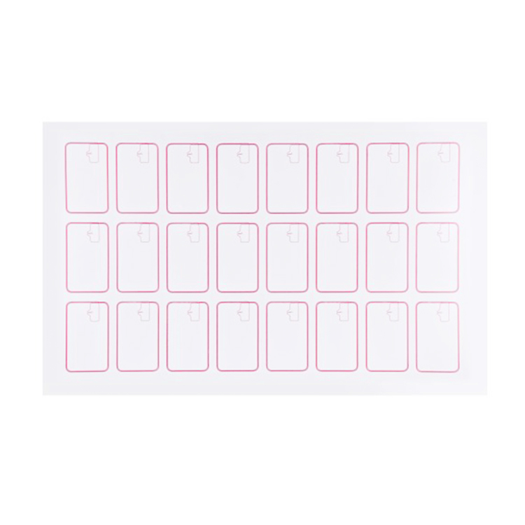 HF UHF 13.56mhz inlays rfid 2*5 3*8 4*5 5*5 layout prelam sheet for rfid pvc card