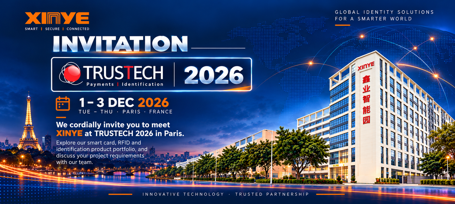 See you in TRUSTECH, Paris