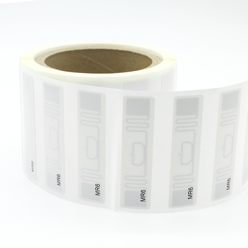 ملصق rfid فارغ طويل المدى uhf Monza R6 ملصق شريحة ذكية مخصص