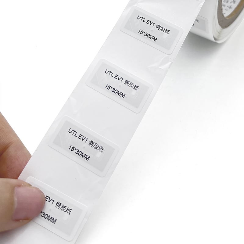 RFID 13.56МГц PET PVC мокрый инлэй MIFARE Ultralight EV1 белая бумажная этикетка NFC стикер для контроля доступа
