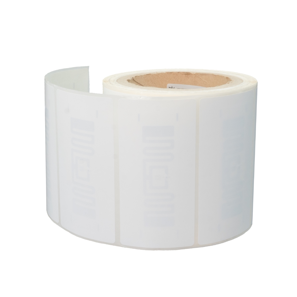 مصنعي علامات UHF rfid طويلة المدى لنظام مواقف السيارات 100*50 UCODE8 RFID 860-960MHz هوائي ملصق علامة الزجاج الأمامي