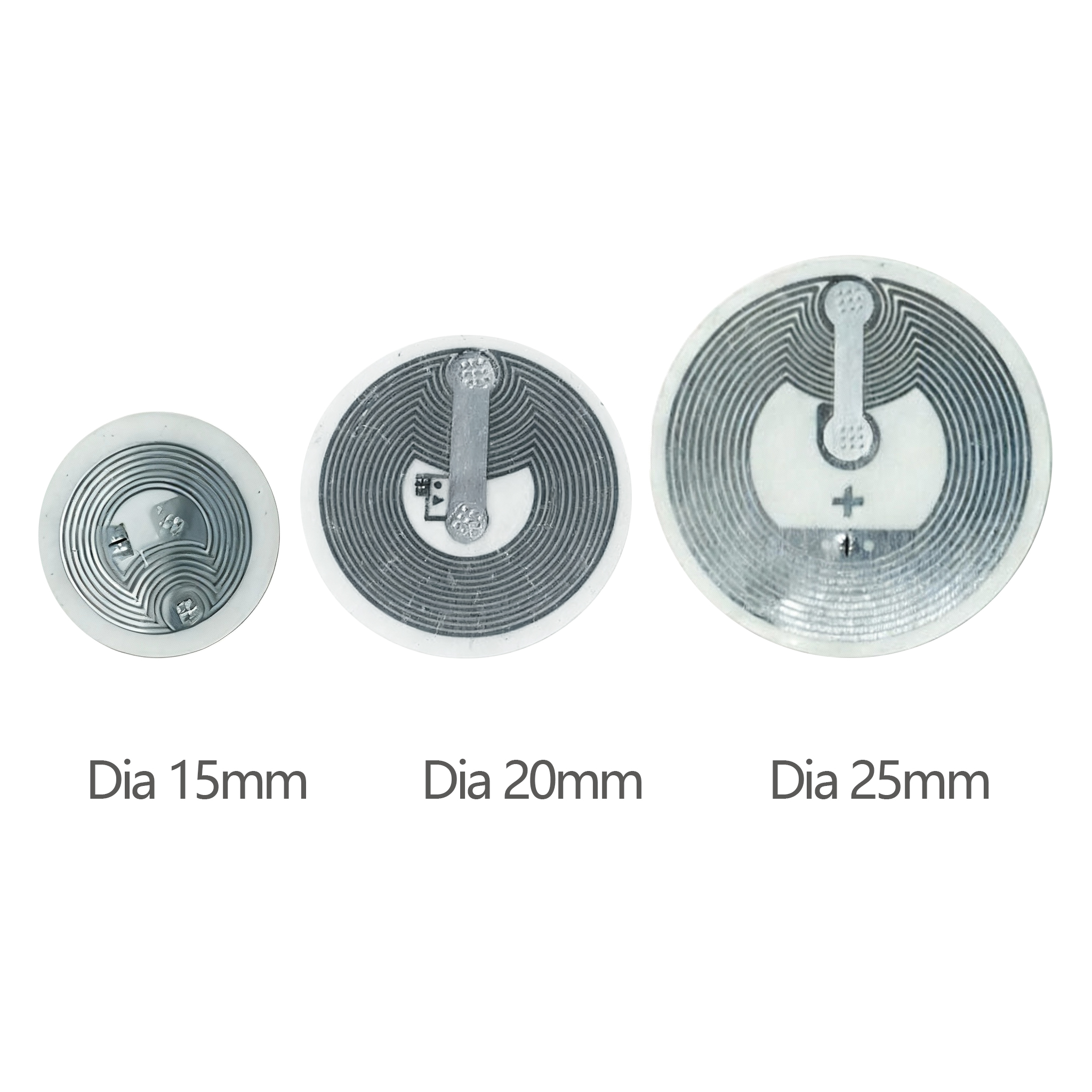Custom Size Coated Paper ISO14443A Round Mifare Ultralight EV1 68B 128B RFID Sticker Supply