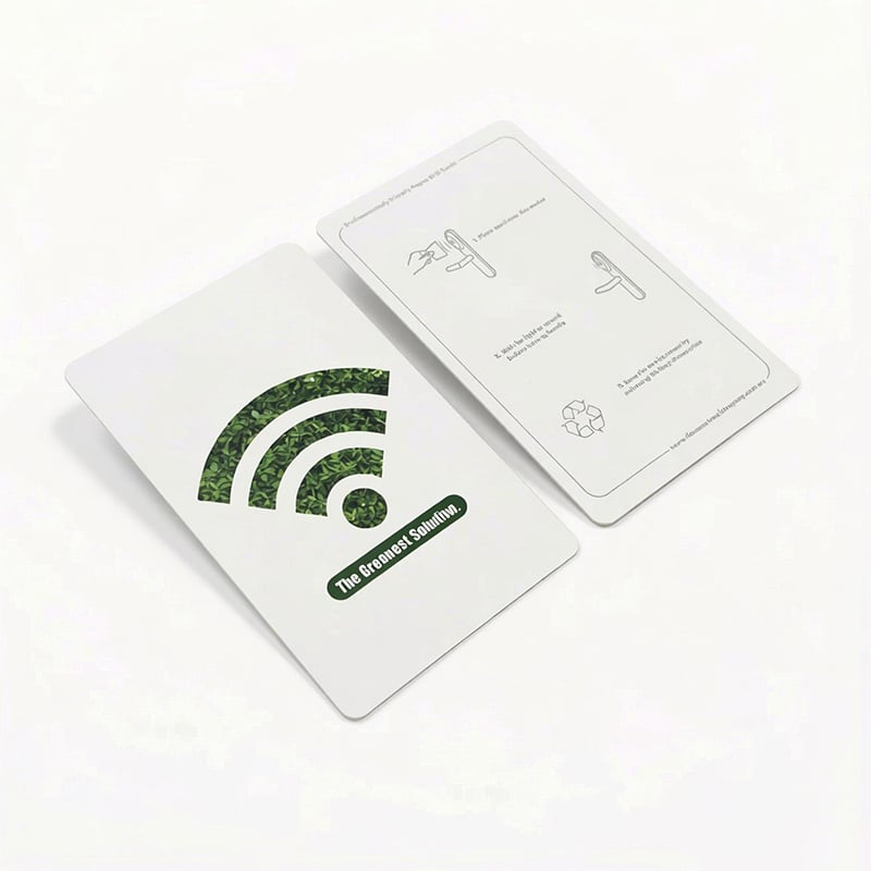 بطاقات RFID من نوع MIFARE Classic 4K، مصنوعة من ورق صديق للبيئة، تُستخدم كبطاقات دخول أو تذاكر مرور أو رموز لوسائل النقل العام والمترو والحافلات، وهي بطاقات ذكية
