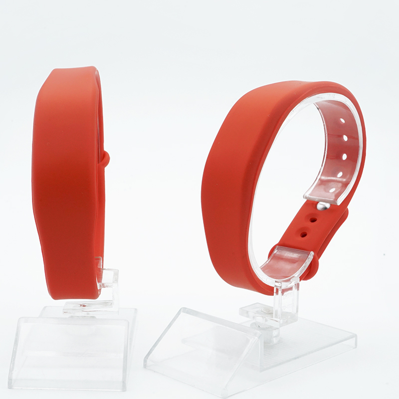 RFID سایڈست سلیکون کلائی ربڑ NFC rfid کلائی بند