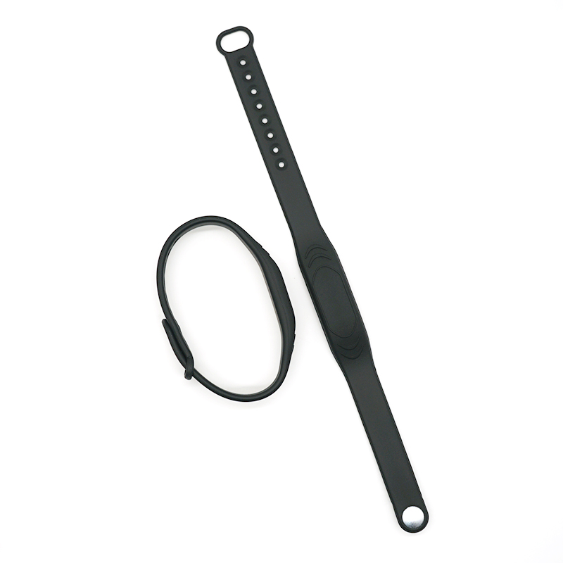 Pulseira RFID de Silicone Impermeável, Pulseira HF/NFC para Gestão de Parques Aquáticos