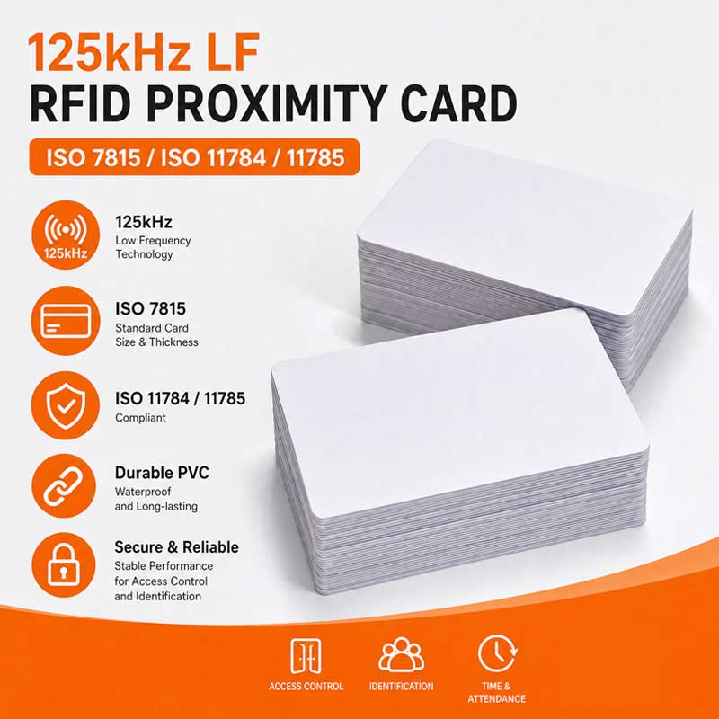بطاقة RFID تردّد منخفض (LF) مخصصة بتردد 125 كيلوهرتز، طراز TK4100 وEM4200 وT5577، بطاقة تحكم في الدخول بالتقريب، بالجملة
