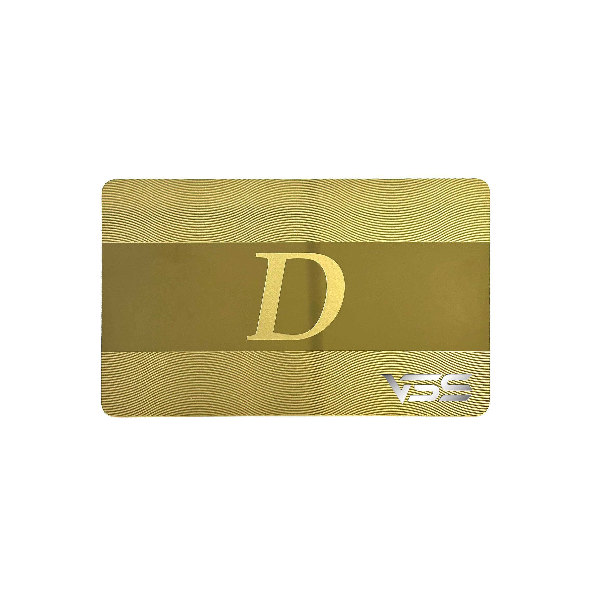Ლაქსური RFID მეტალის ბარათი კონტაქტგარე გადახდის ბარათისთვის
