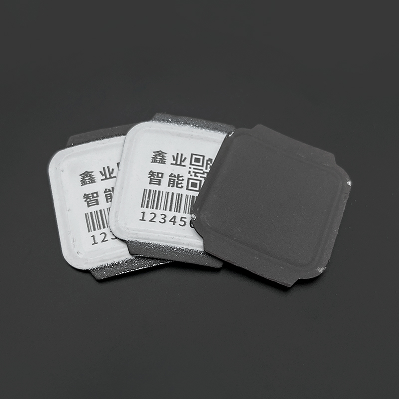 LPG filling station permanent barcode tags gas bottle tracking semi enamel label QR code cylinder tracking tags