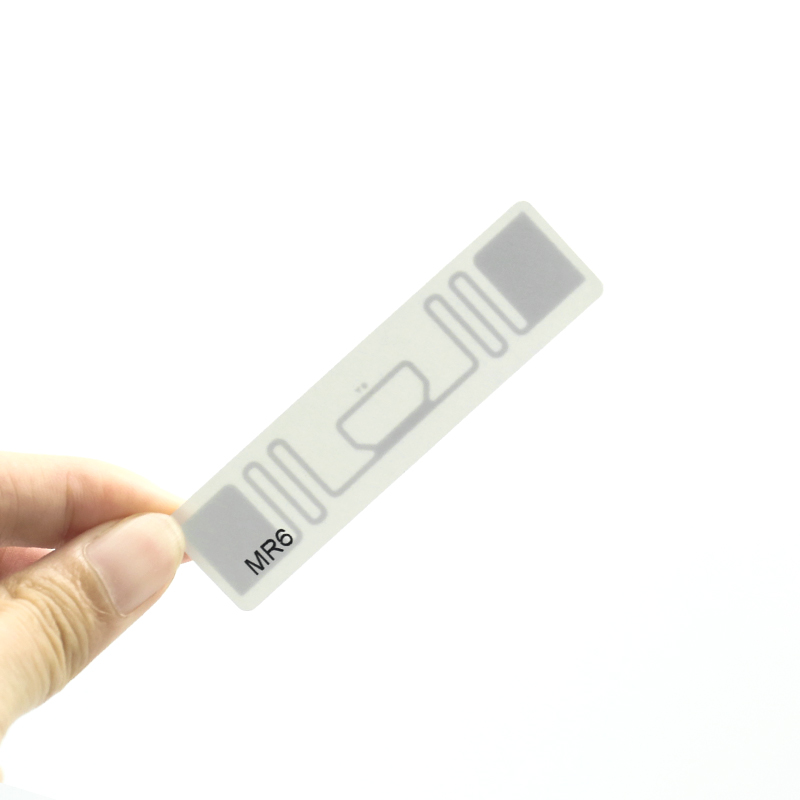 ملصق rfid فارغ طويل المدى uhf Monza R6 ملصق شريحة ذكية مخصص