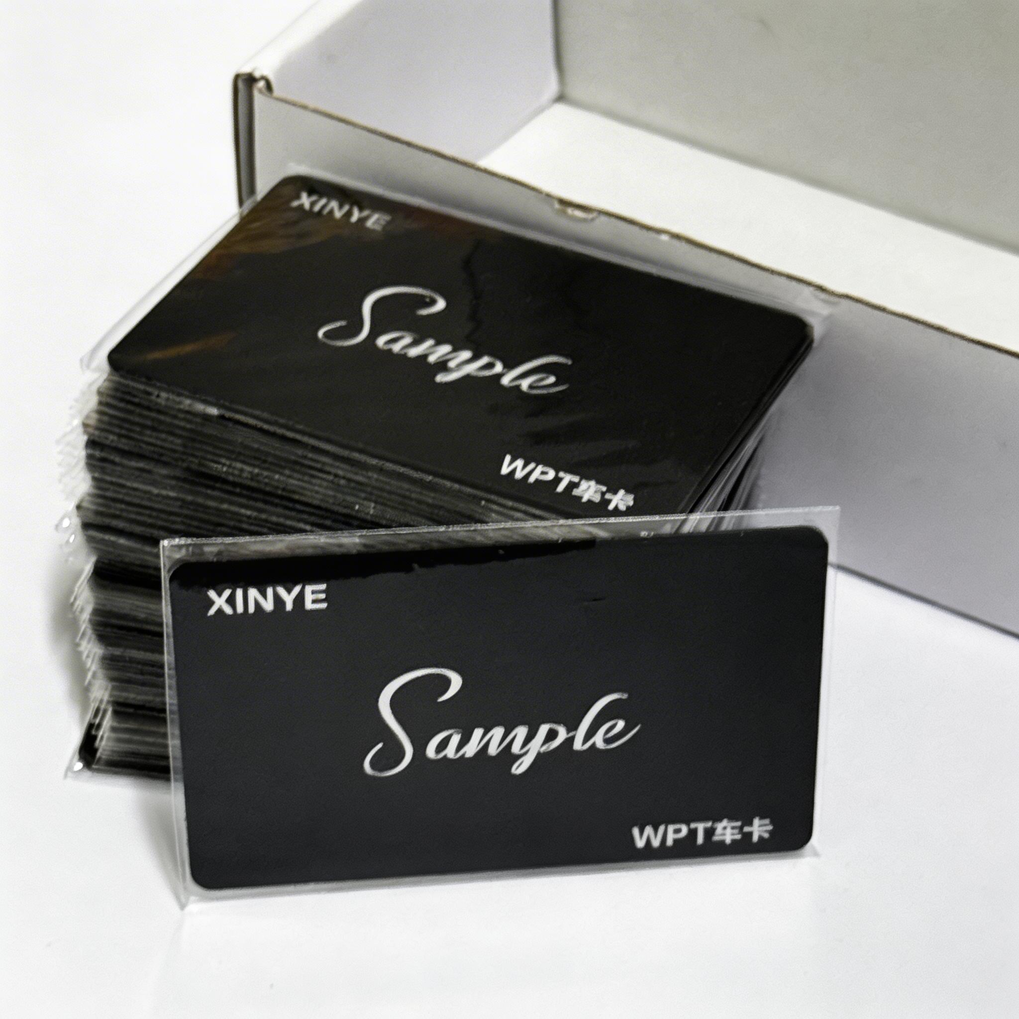 Black Matte RFID Card MIFARE DESFire EV2 4K/8K  Matte Frosted High Security Payment RFID Card Supply
