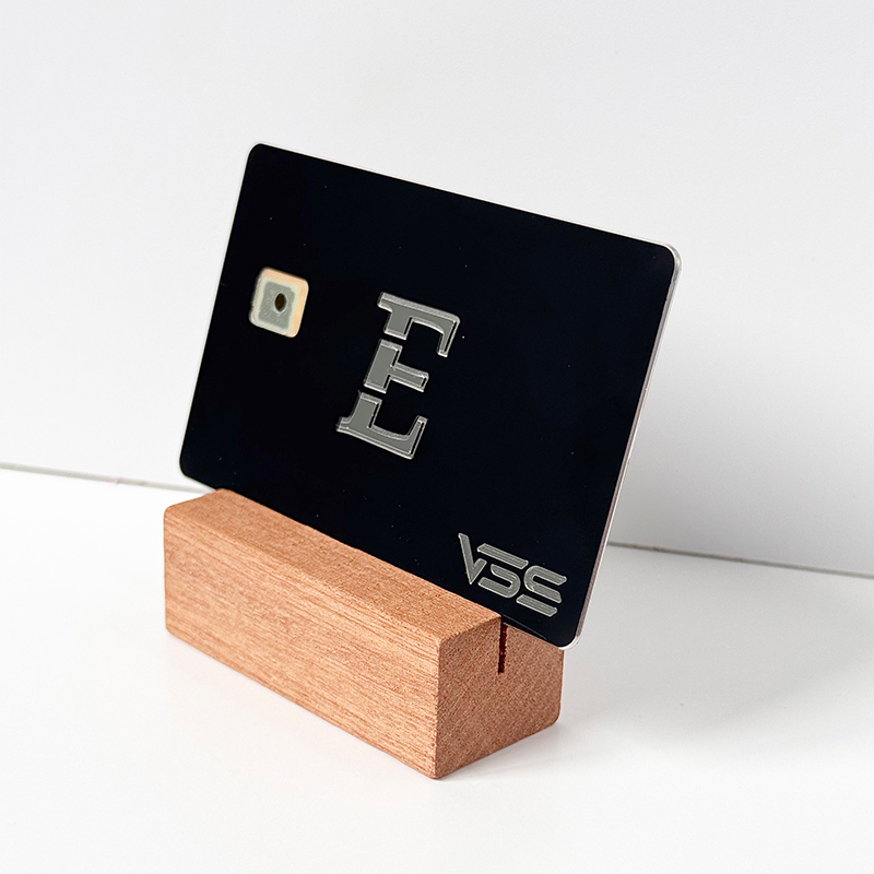 Customized Blank Metal Contact IC Chip Slot Bank Card 4442 Chip