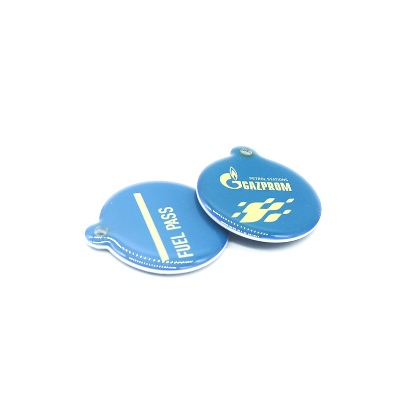 Программаланабыс 13.56MHz Ntag213 NFC Эпоксид Key fob RFID Кирүү-чыгу системасынын маркер-чейн