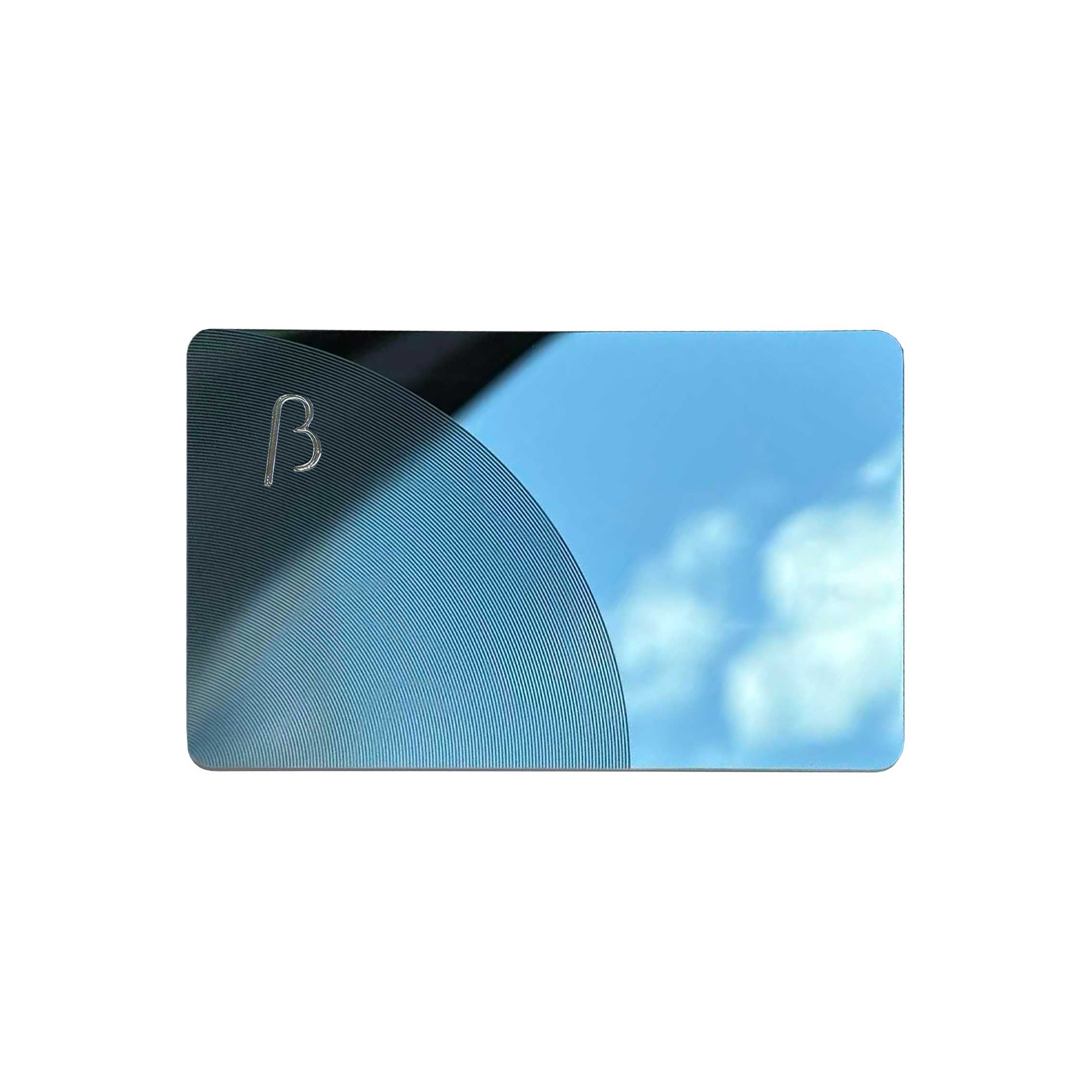 Carduri RFID/NFC metalice premium cu finisare prin lustruire și gravare circulară, OEM, personalizate, cu citire RF pe o singură față