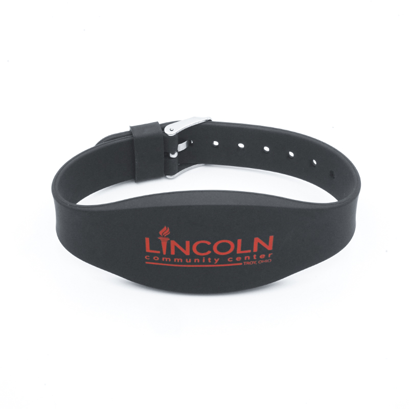 Pulseiras de silicone RFID para verificação de identidade em eventos