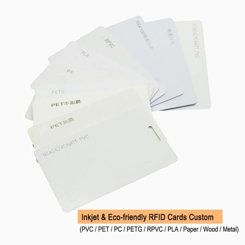 Cartões PVC RFID MIFARE DESFIRE EV1 2K 4K 8K com Personalização, Controle de Acesso Sem Contato de 13.56mhz