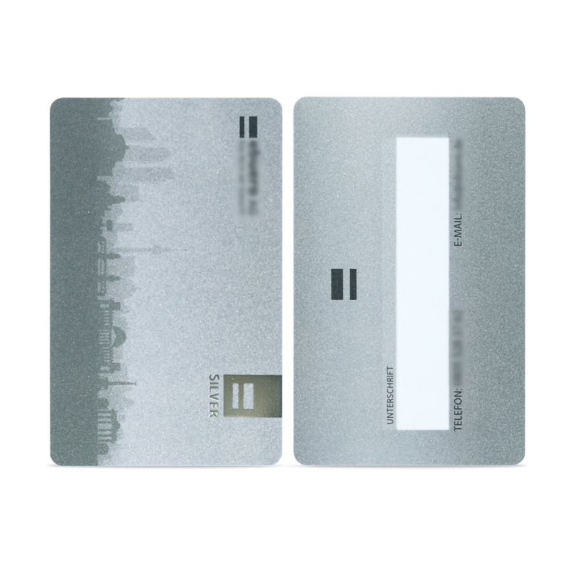Wholesale HF 13.56MHz RFID Chip silver silk printing Classic MF Desfire EV1 2K 4K 8k PVC Card