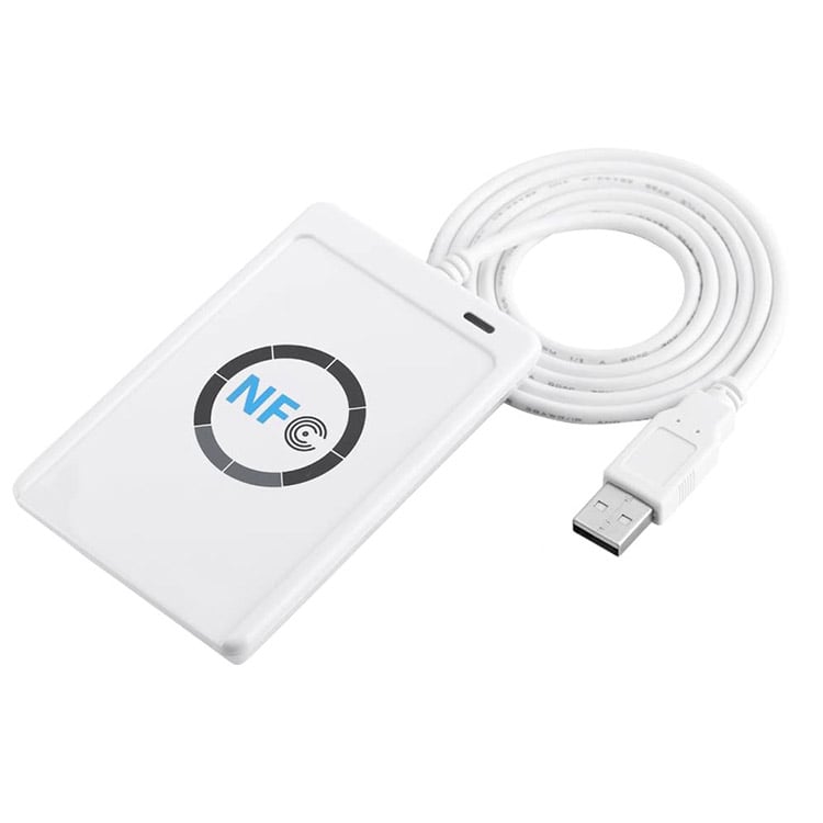 Lecteur/Écrivain de paiement sans contact RFID NFC USB ACR122U, lecteur NFC ISO14443A