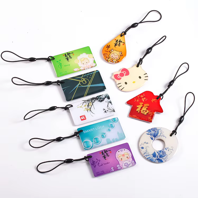 Rfid Keychain Supplier 13.56Mhz Hotek Key Card Mifare 1K Rfid Key Fobs Custom manufacture
