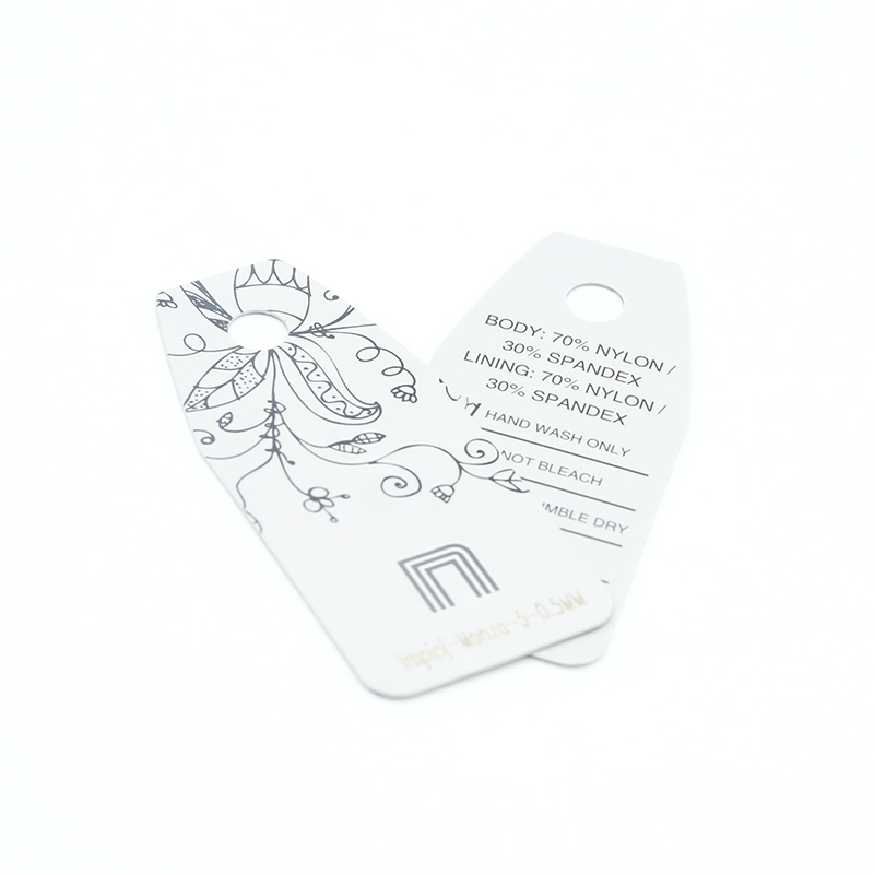 Etichetă RFID pentru îmbrăcăminte HF UHF etichetă pentru îmbrăcăminte etichetă cu hârtie RFID pentru gestionarea articolelor de îmbrăcăminte