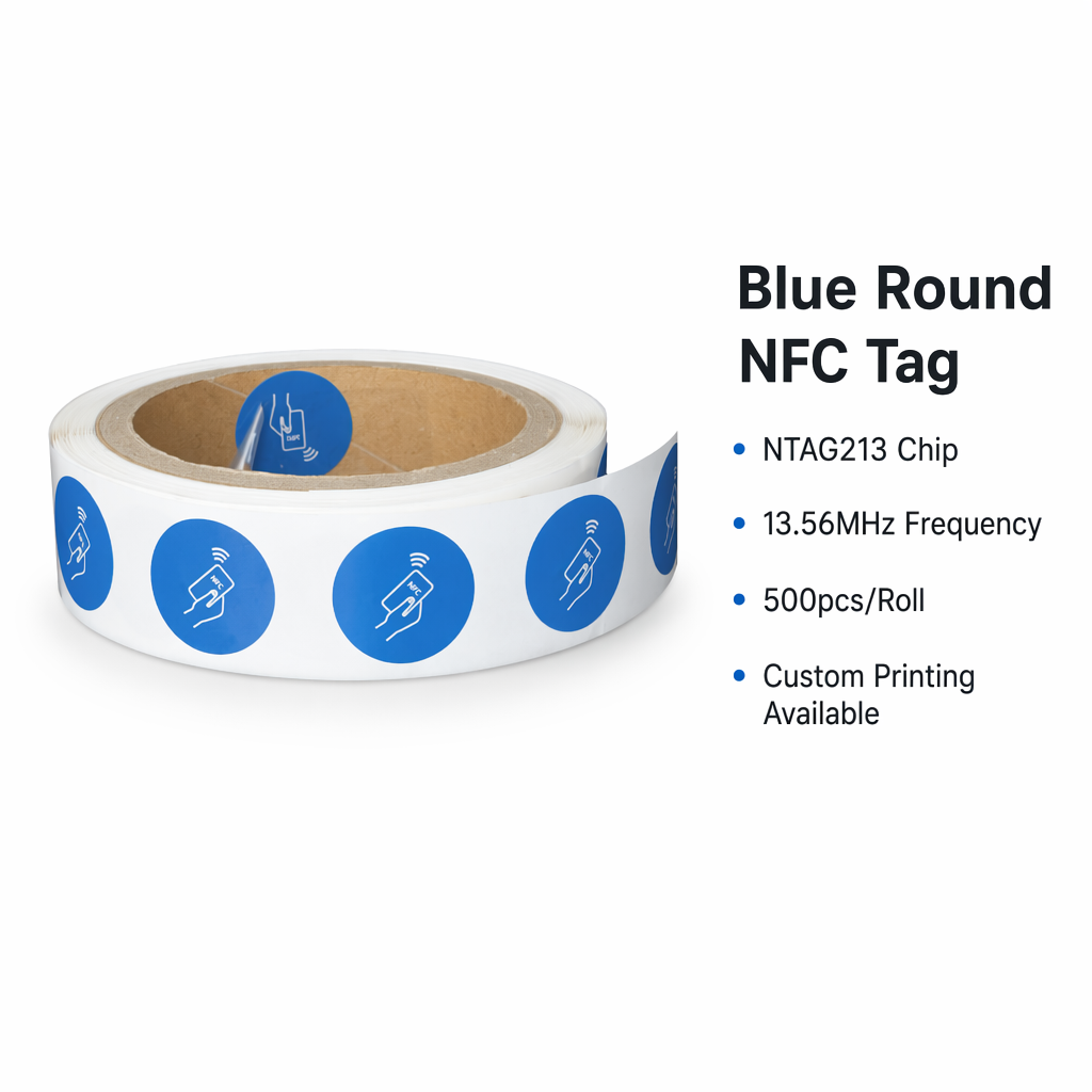 NTAG213 215 216 NFC Sticker 25mm Label with Security VOID Glue ISO14443A for Warranty Seal RFID Etichetta Pegatina Custom
