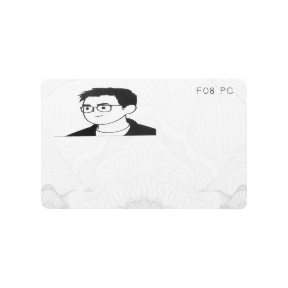 Kad rfid ic tanpa sentuh Bahan PC kad HF tersuai