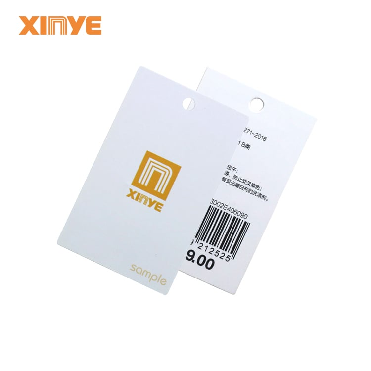 RFID етикет за облекло HF UHF облекло hangtag етикет rfid хартиени етикети за управление на облекло