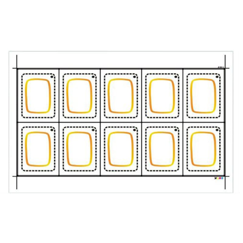  RFID shaped large size card 125khz LF EM4425 4439 TK4100 13.56mhz inlays rfid a4 a3 layout prelam sheet for rfid pvc card