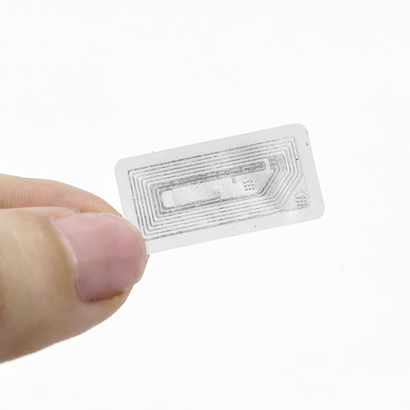 Rfid 13.56mhz pet pvc ıslak yapıştırma mifare ultralight ev1 erişim kontrolü için beyaz kağıt etiketi nfc çıkartma etiketi