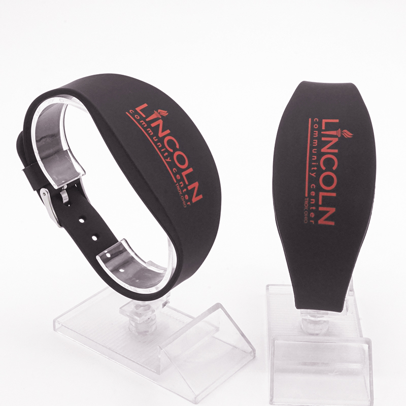 Pulseiras de silicone RFID para verificação de identidade em eventos