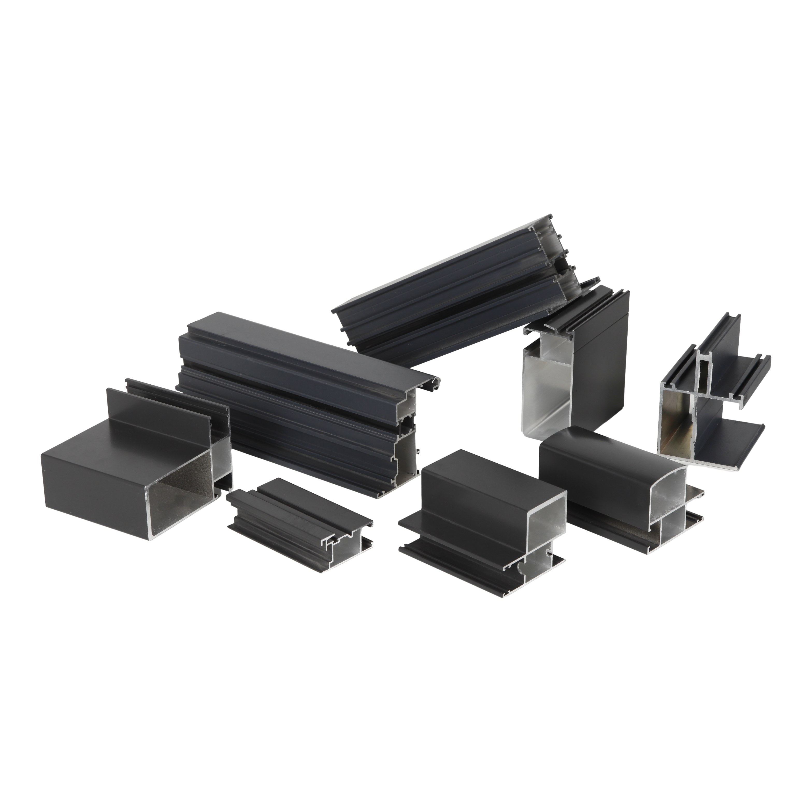 Aluminum Material for Windows And Doors Making 6063 Alloy Powder Coating Aluminium Profiles