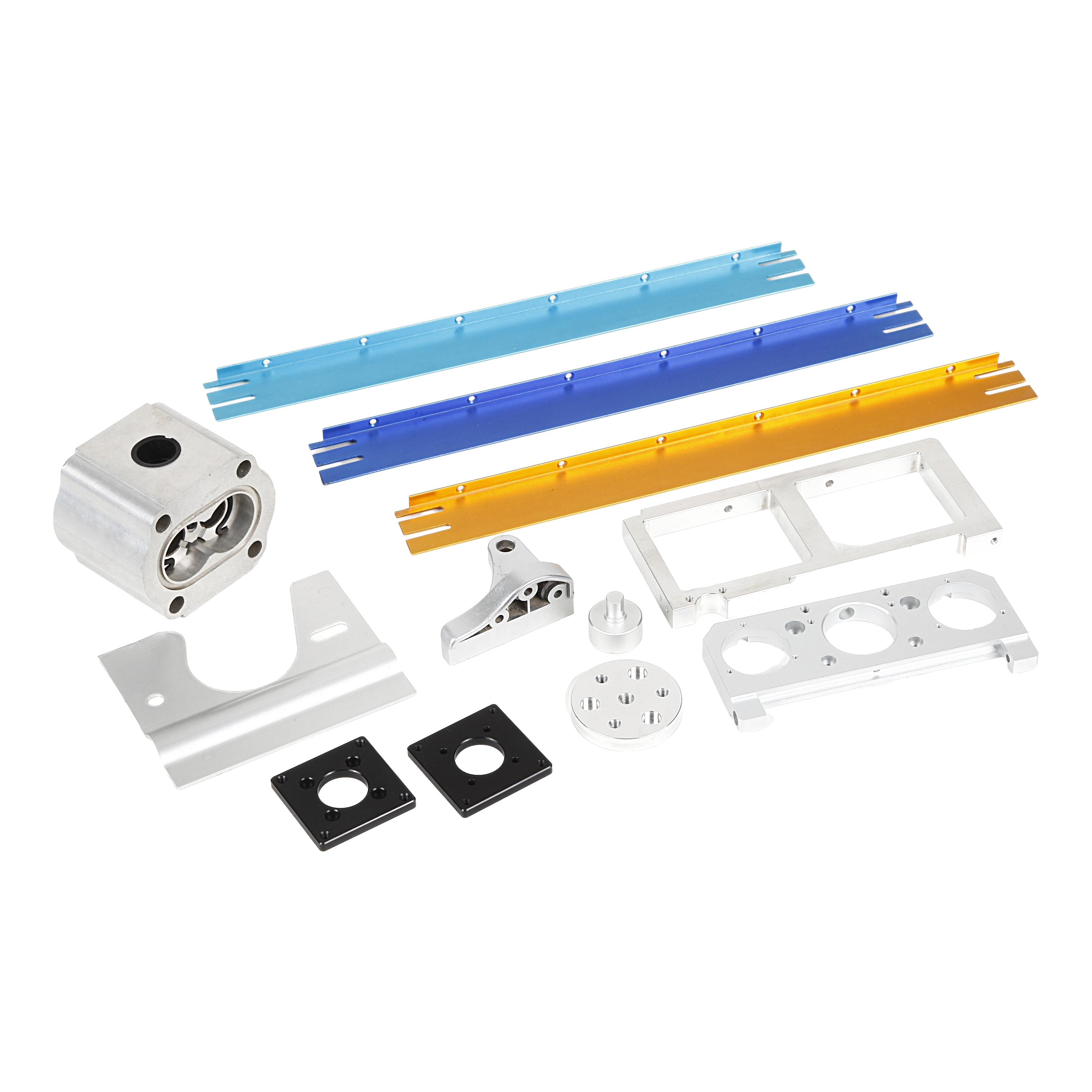 Aluminum Product Extrusion Custom CNC Machining Aluminum Parts For Industrial Use