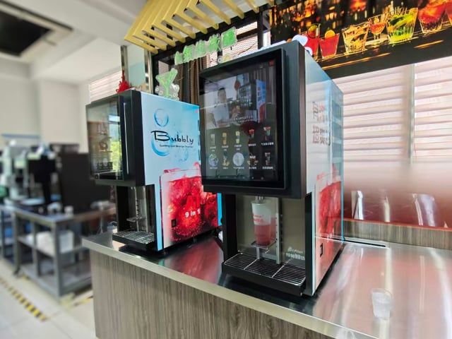 AI-sprudlende kold-drikkeautomat
