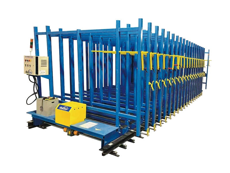 W20-2436 Electric glass storage rack system