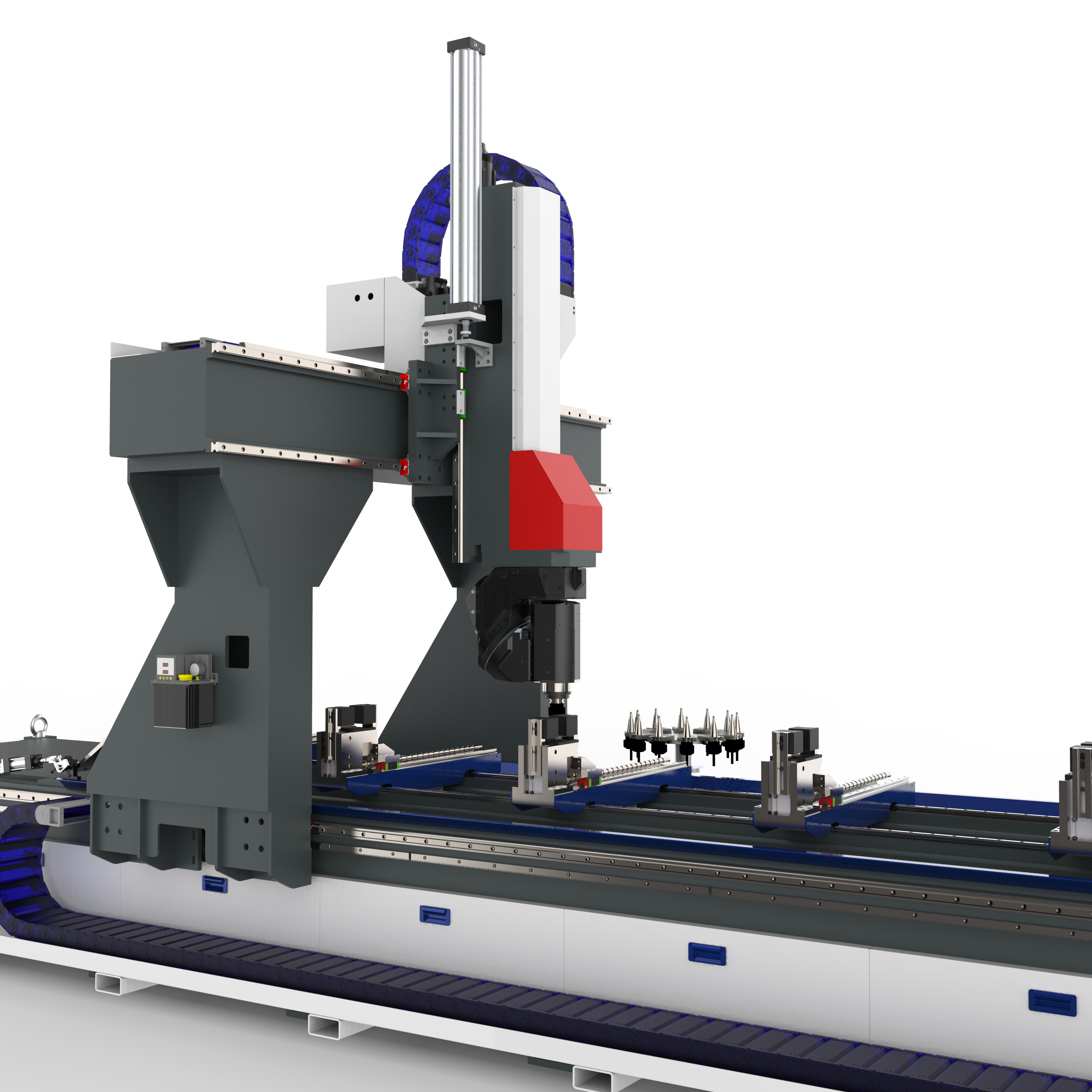 5 axis alu profile cnc machining center-1