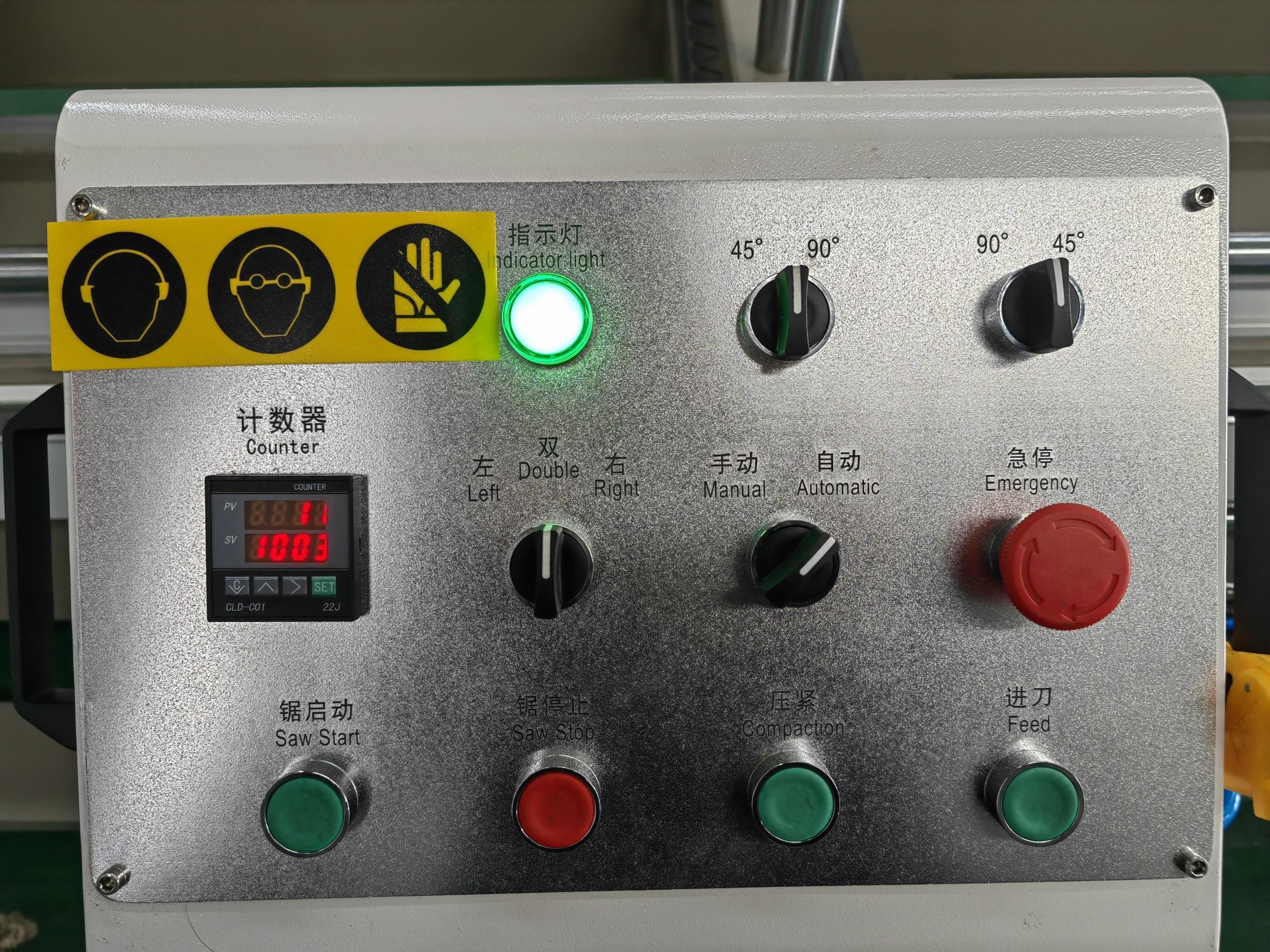 digital display aluminum and pvc double head cutting saw-3